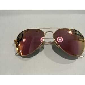 Ray-Ban Aviator Large Metal Pink Flash Sunglasses